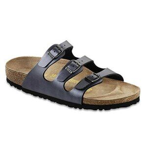 Birkenstock Florida Ice Pearl Onyx Women Sandals US5 EU36 NIB